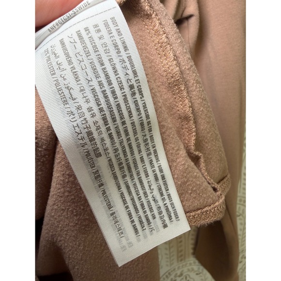 Abercrombie & Fitch Soft AF Collection Square Neck Long Sleeve Bodysuit Tan M - Picture 7 of 10
